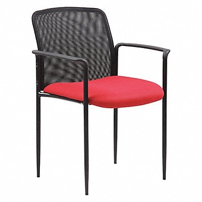 Stackable Mesh Guest Chair Red MPN:B6909-RD