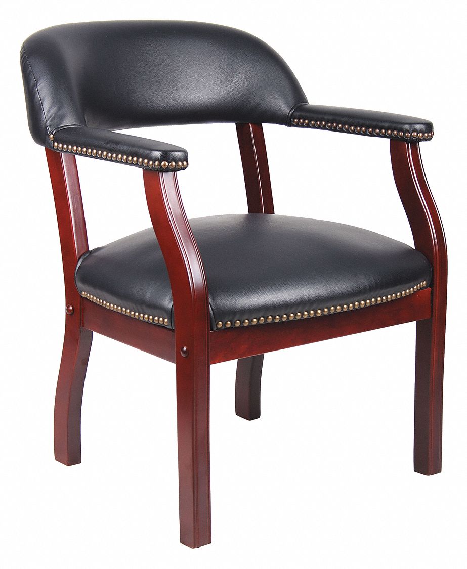 Guest Chair Mahogany Frame Seat 18-1/2 H MPN:B9540-BK