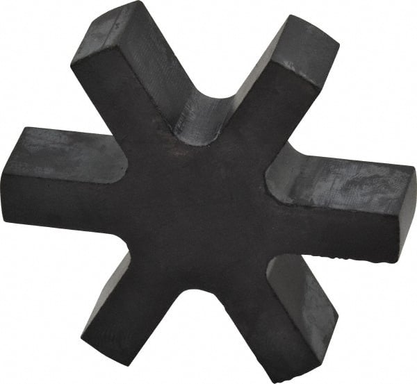 Flexible 3-Jaw Coupling Insert: Rubber, 3/4