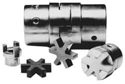 Flexible Coupling Half: Steel, 0.875