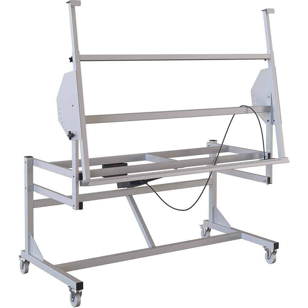 Mobile Work Benches, Type: Mobile Workbench , Depth (Inch): 36 , Leg Style: Adjustable Height, C-Leg (Cantilever), Motor Height Adjustment , Height (Inch): 28  MPN:PHF3672C