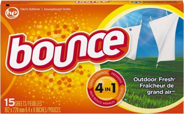 Bounce Dryer Sheets, Outdoor Fresh, 15 Count, 15/Case MPN:PGC95860CT