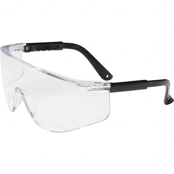 Safety Glass: Uncoated, Polycarbonate, Clear Lenses, Frameless, UV Protection MPN:250-03-0080