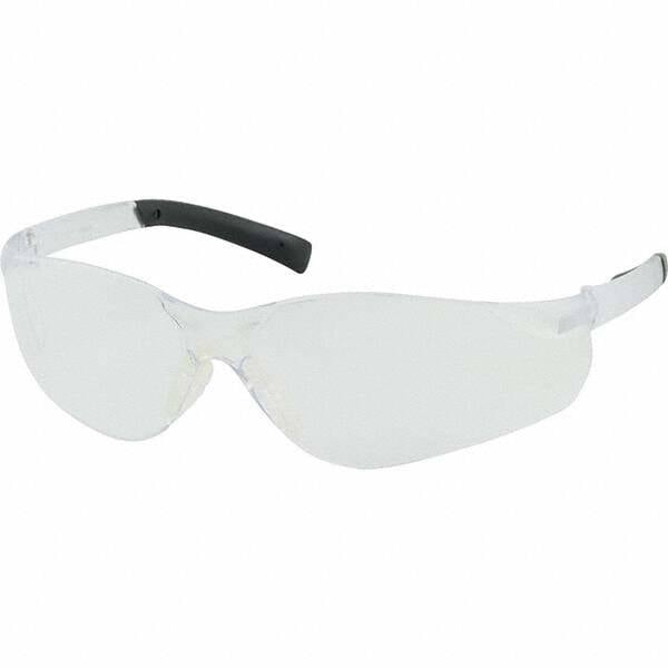 Safety Glass: Scratch-Resistant, Polycarbonate, Clear Lenses, Frameless, UV Protection MPN:250-08-0000