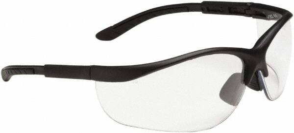 Safety Glass: Anti-Fog & Scratch-Resistant, Polycarbonate, Clear Lenses, Frameless, UV Protection MPN:250-21-0420