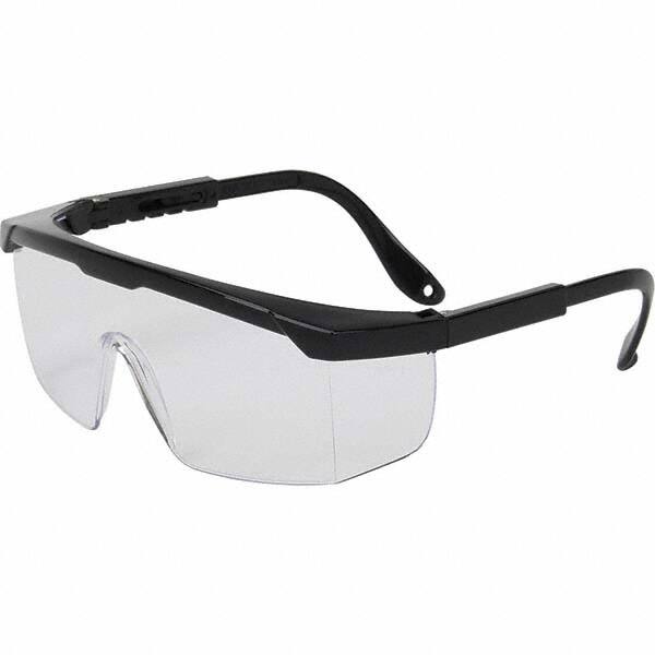 Safety Glass: Scratch-Resistant, Clear Lenses, Frameless, UV Protection MPN:250-24-0000