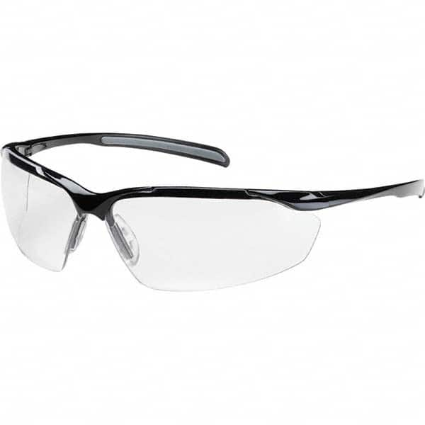 Safety Glass: Anti-Fog & Scratch-Resistant, Polycarbonate, Clear Lenses, Frameless, UV Protection MPN:250-33-0020