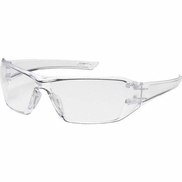 Safety Glass: Anti-Reflective & Scratch-Resistant, Polycarbonate, Clear Lenses, Frameless, UV Protection MPN:250-46-0010