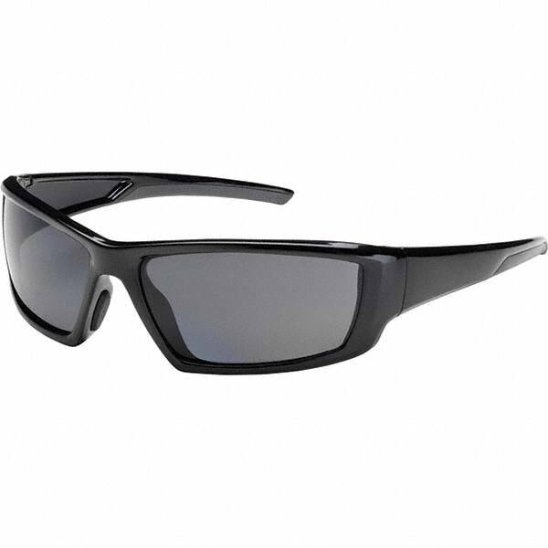 Safety Glass: Anti-Fog & Scratch-Resistant, Polycarbonate, Gray Lenses, Full-Framed, UV Protection MPN:250-47-0021