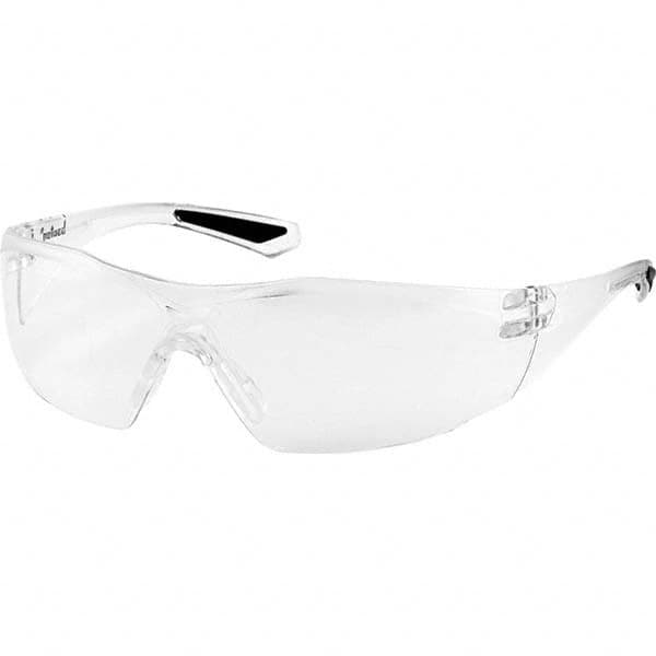 Safety Glass: Anti-Fog & Scratch-Resistant, Polycarbonate, Clear Lenses, Frameless, UV Protection MPN:250-49-0020