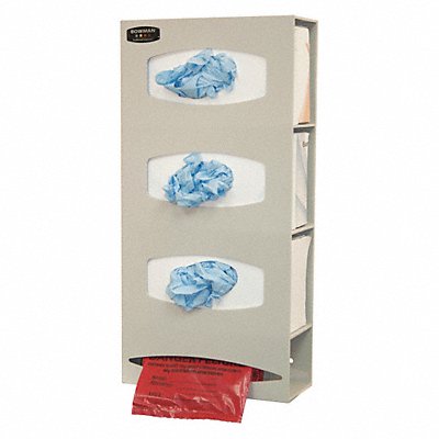 Glove Box Dispenser 3 Boxes 1 Roll MPN:PS004-0212