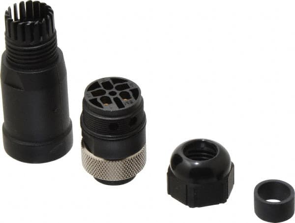 8 Amp, Male Straight Field Attachable Connector Sensor and Receptacle MPN:1A5002-34