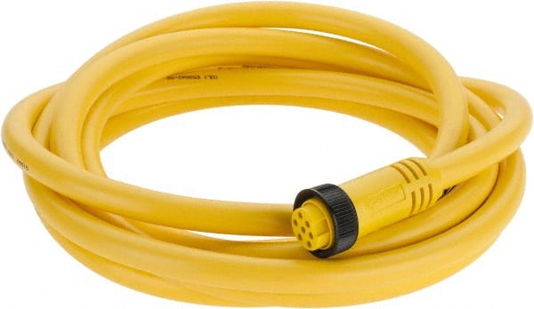 8 Amp, Female Straight to Pigtail Cordset Sensor and Receptacle MPN:207000A01F120