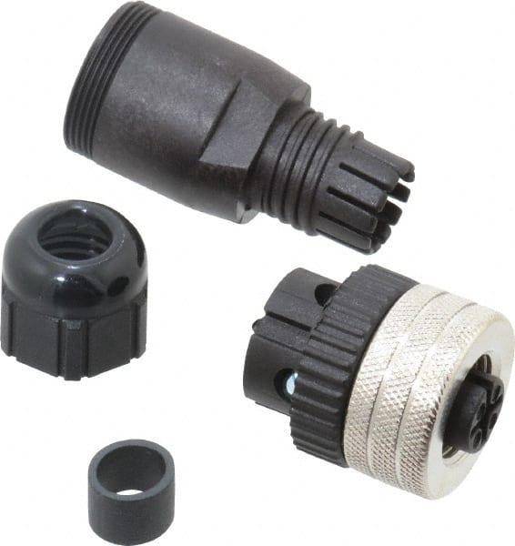 4 Amp, Female Straight Field Attachable Connector Sensor and Receptacle MPN:8A4000-31