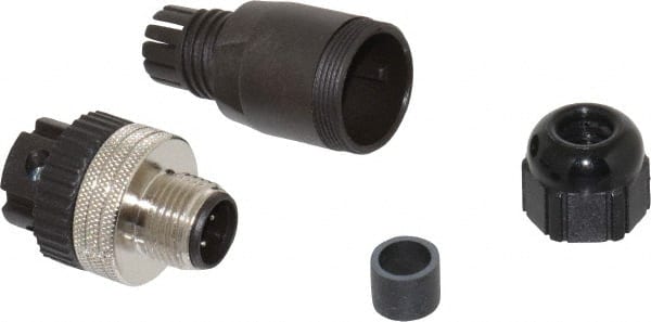 4 Amp, Male Straight Field Attachable Connector Sensor and Receptacle MPN:8A4006-31