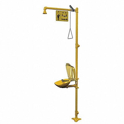 Drench Shower With Eyewash Yellow MPN:S19314PDC