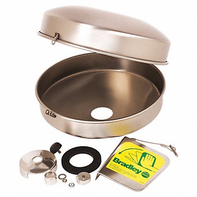 Retrofit Dust Cover w/Bowl Silver MPN:S45-2396