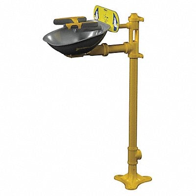 Eye/Face Wash Station Ped Steel 15-1/2 W MPN:S19214Y