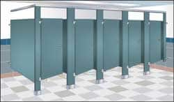 2 Steel In-Corner Washroom Partition Compartment MPN:IC23660-WGR