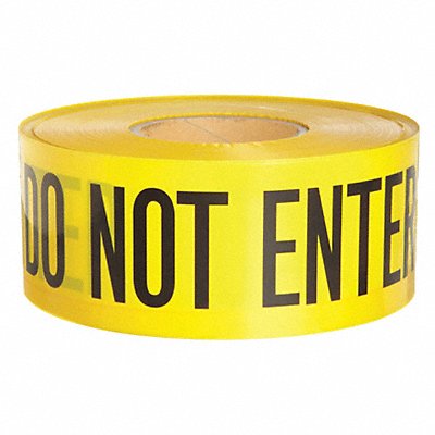 Barricade Tape Yellow/Black 1000ft x 3In MPN:91451