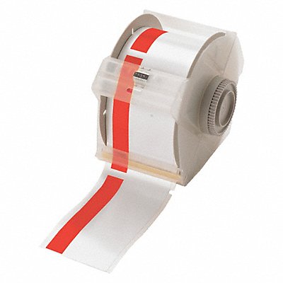 Printer Tape White/Red 100 ft L 3 in W MPN:113157