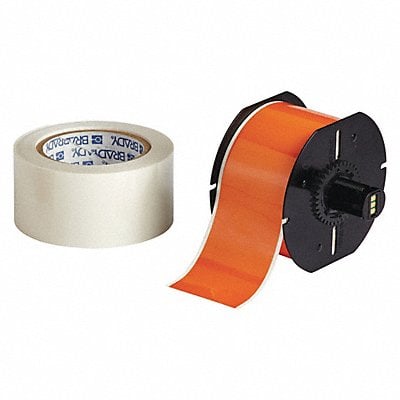 Label Tape Cartridge Orange 2-1/4 in.W MPN:B30C-2250-483OR-KT