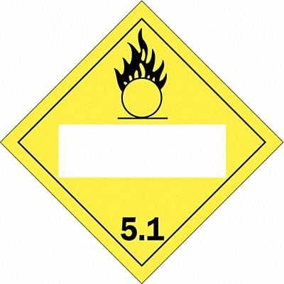 DOT Container Placard 10-3/4 Label W MPN:60383