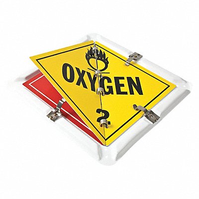 DOT Container Placard 13-5/8 Label W MPN:63200