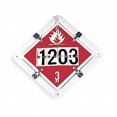 DOT Container Placard 13-5/8 Label W MPN:63214