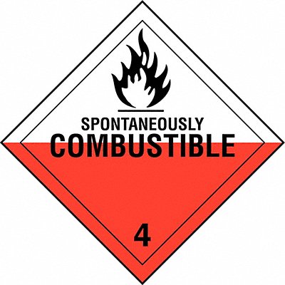 DOT Container Placard 10-3/4 Label W MPN:63426