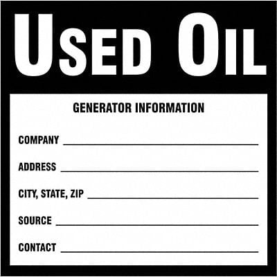 DOT Handling Label Waste 6 W PK100 MPN:60367