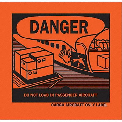 DOT Label Aircraft 4-3/4 W PK500 MPN:63239