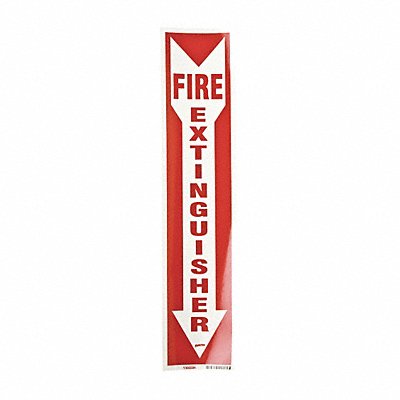 Fire Extinguisher Sign 18 Hx4 W MPN:SV184G