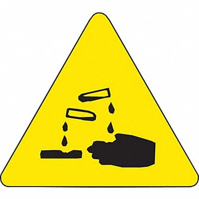 Warning Labels 1/2inHx1/2inW Vinyl PK10 MPN:60184