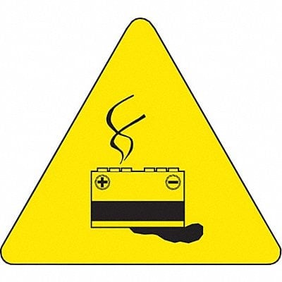 Warning Labels 1/2inHx1/2inW Vinyl PK10 MPN:60186