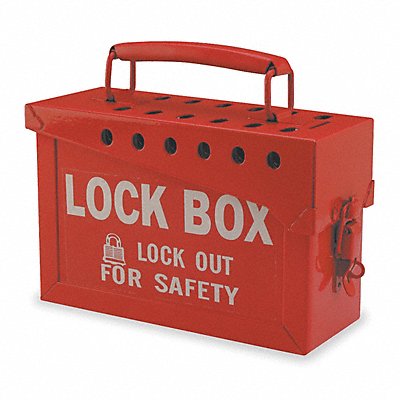 Group Lockout Box 13 Locks Max Red MPN:65699