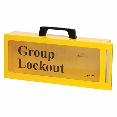 Group Lockout Box 10 Locks Max Yellow MPN:LG252M