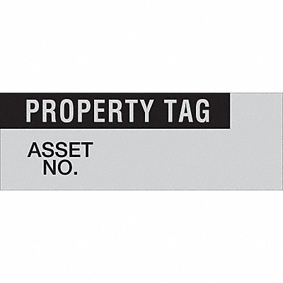 Property Tag Labels 0.5 H x 1.5  PK 25 MPN:WOAF-29-PK