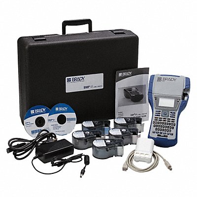 Portable Label Printer Kit BMP41 1inTape MPN:BMP41-KIT-EL