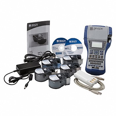 Portable Label Printer Kit BMP41 1inTape MPN:BMP41-KIT-GI