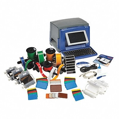 Desktop Label Printer Kit BBP31 4in Tape MPN:S3100W-PIPE-KIT