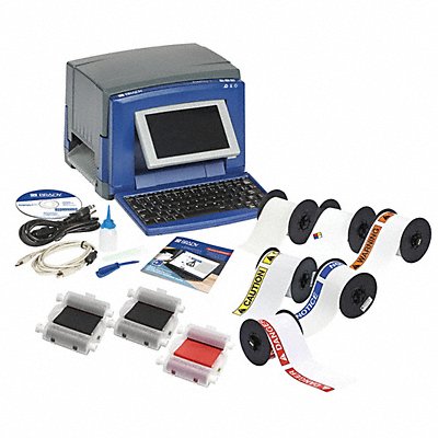 Desktop Label Printer Kit BBP31 4in Tape MPN:S3100W-SAFE-KIT