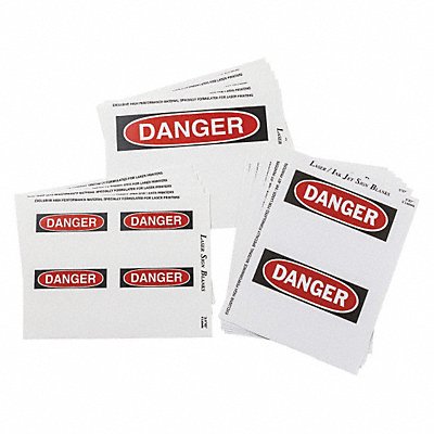 Sign and Label Blanks Poly PK25 MPN:12917