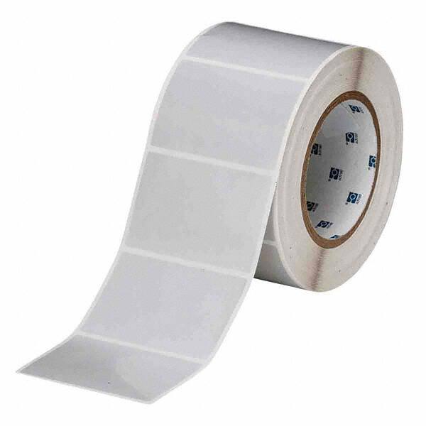 Label Maker Label: Light Gray, Polyester, 1,000 per Roll MPN:104178