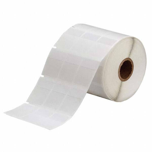 Label Maker Label: Clear & White, Vinyl, 2,500 per Roll MPN:114214