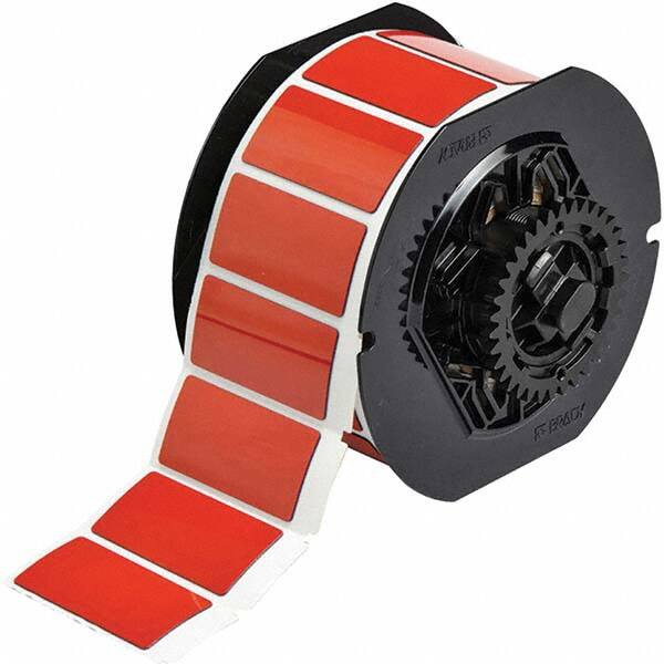 Label Maker Label: Red, Polyester, 300 per Roll MPN:118028