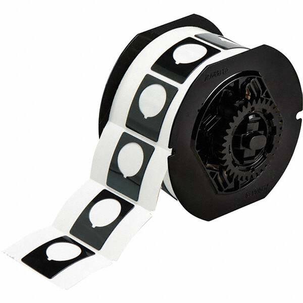 Label Maker Label: Black, Polyester, 200 per Roll MPN:118055