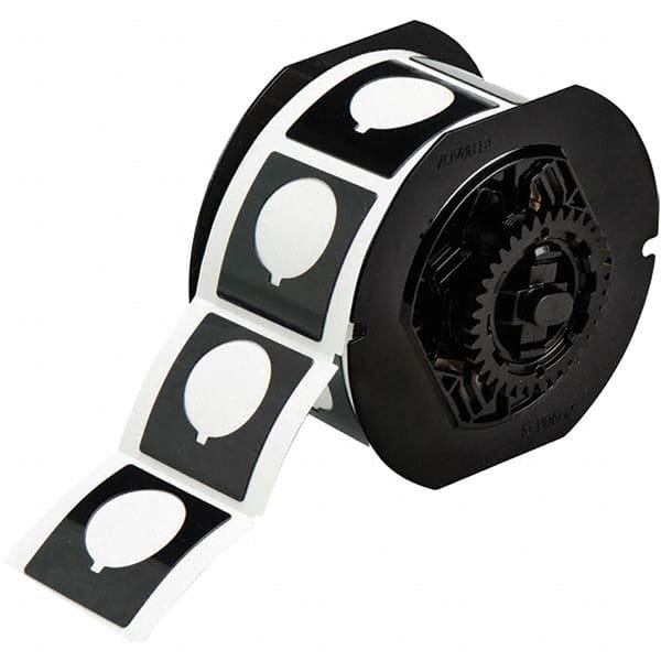 Label Maker Label: Black, Polyester, 190 per Roll MPN:118070