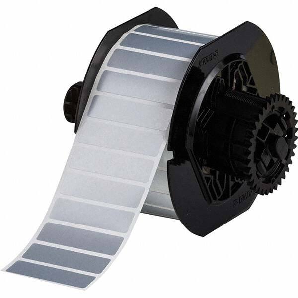 Label Maker Label: Light Gray, Metallized Polyester, 2,500 per Roll MPN:133885