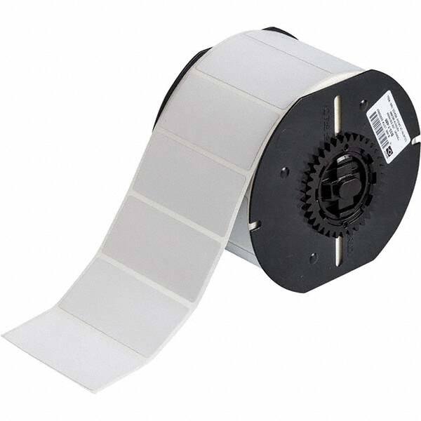 Label Maker Label: Light Gray, Metallized Polyester, 1,000 per Roll MPN:133966